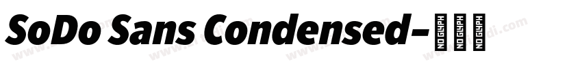 SoDo Sans Condensed字体转换 SoDo Sans Condensed字体转换